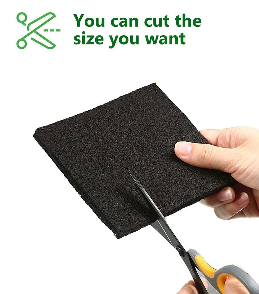 10 Pack Compost Bin Filters Activated Carbon Odor Filter Sheets 5 Inch Kitchen