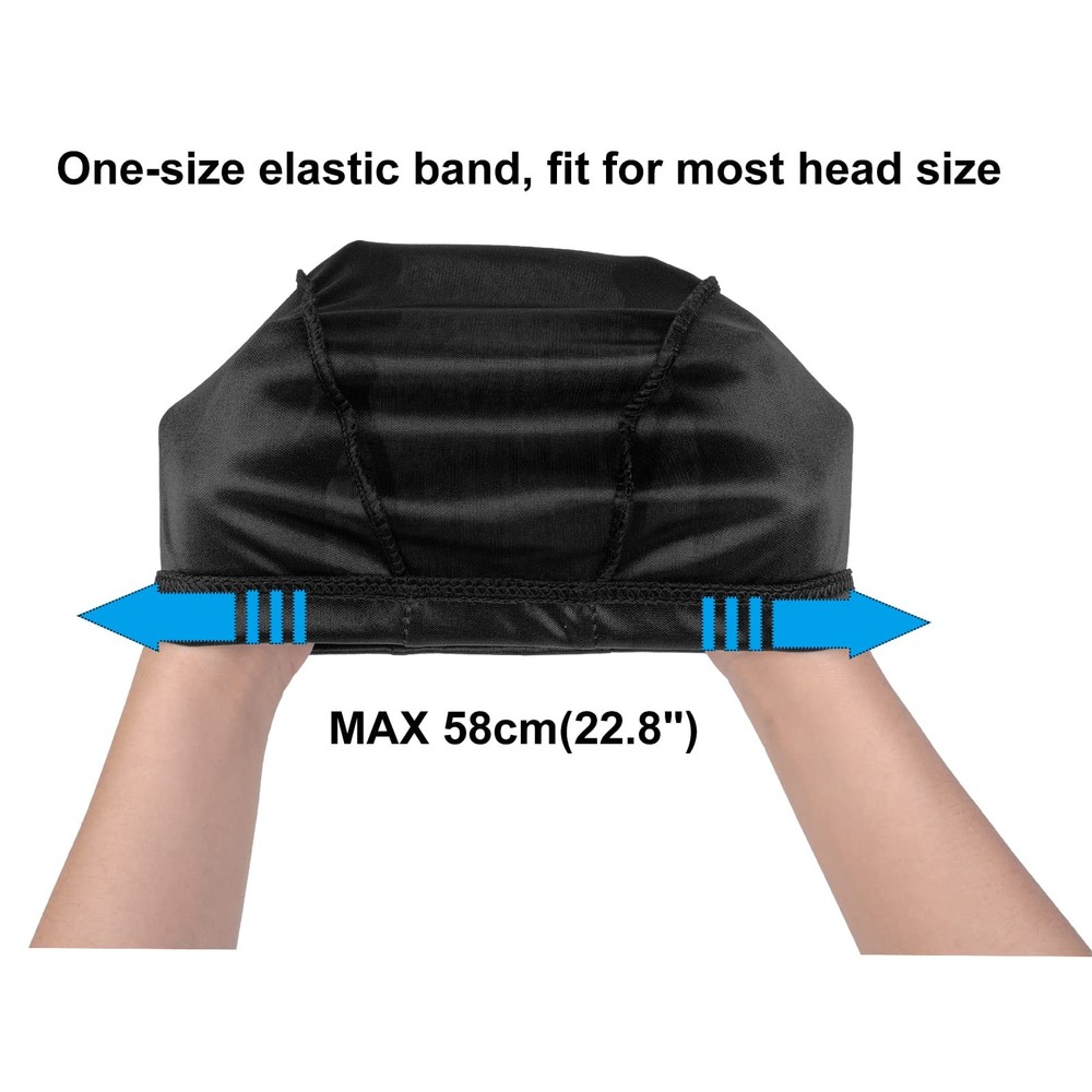 Silky Wave Caps 2PCS for 360, 540, 720 Waves - Good Compression Over Durags