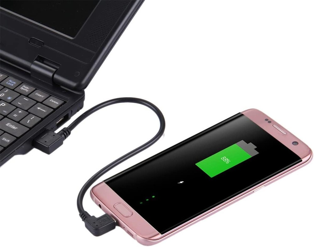 Right Angle Micro USB Cable Short to Charging 90 micro 5p