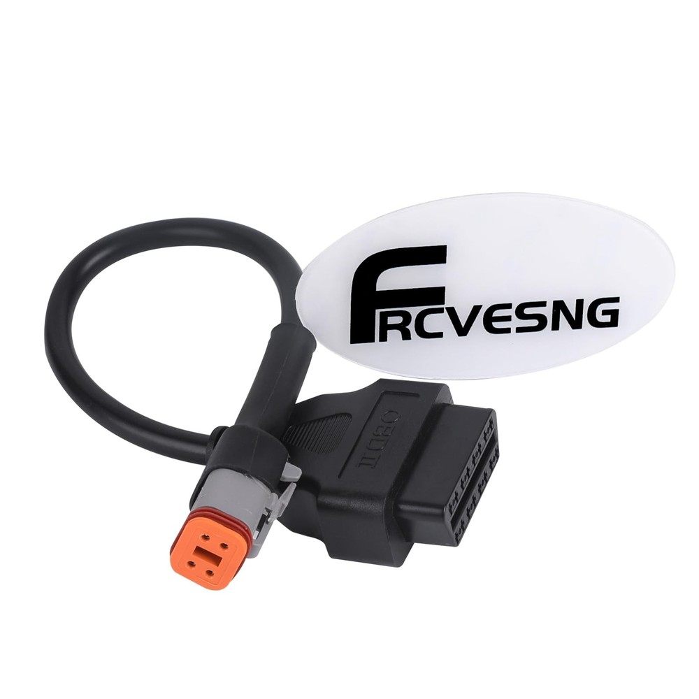 4 Pin OBD2 Motorcycle Diagnostic Adapter, OBDII Diagnostic Scanner Adapter