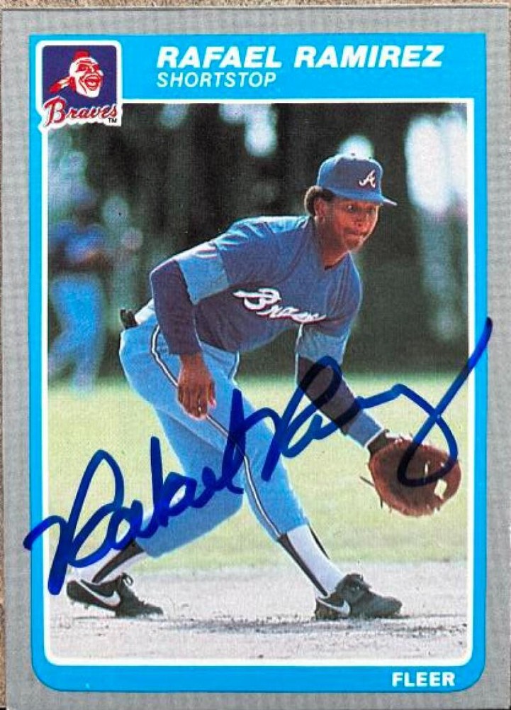 Rafael Ramirez Autographed 1985 Fleer #339