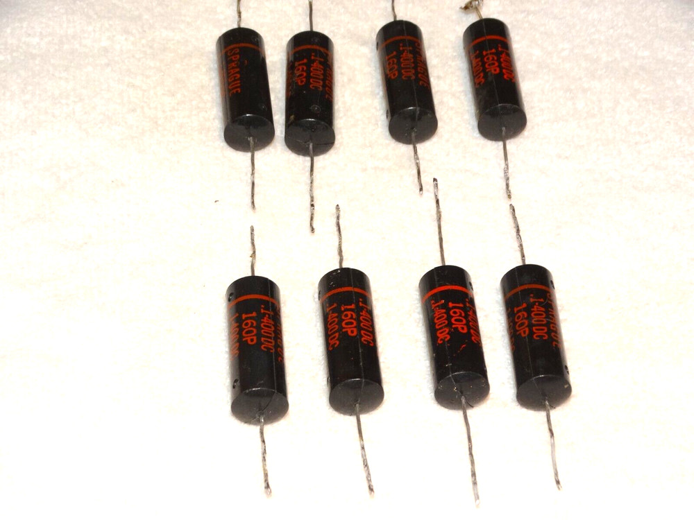 8 - Sprague Black Beauty Capacitor Pulls 160P .1 400v