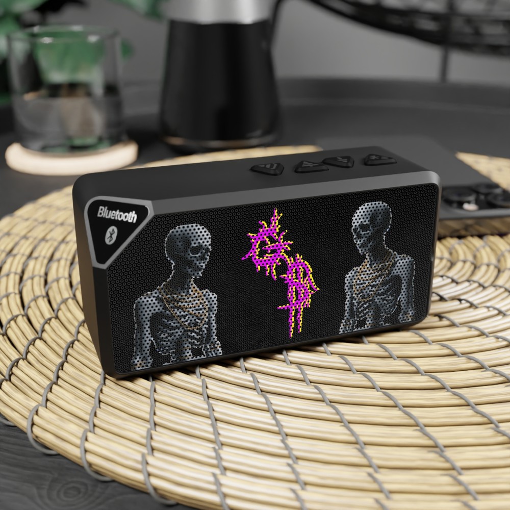 Grey $kin Skeleton Jabba Bluetooth Speaker