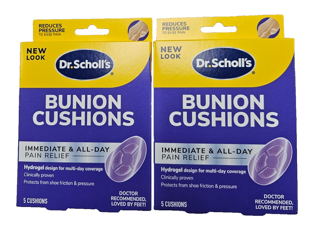 Dr Scholls BUNION Cushions HYDROGEL 5 ct ( 2 pack )