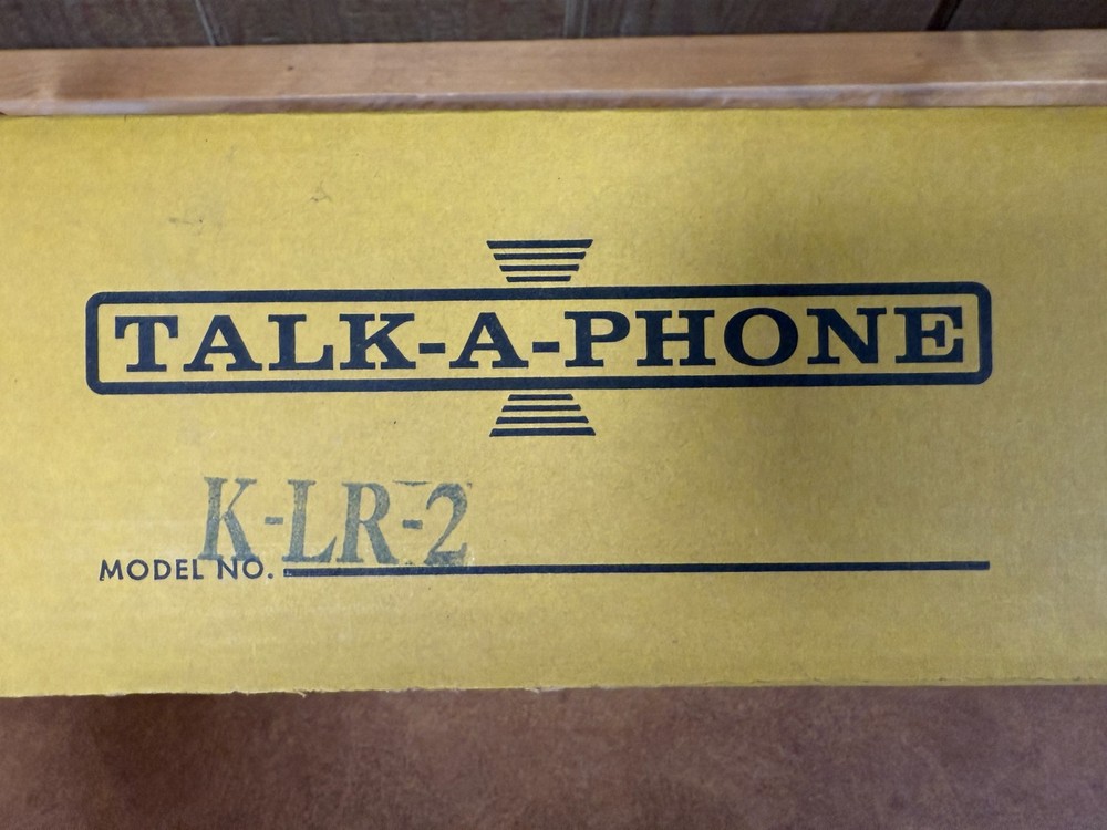 TALK-A-PHONE K-LR-2 Intercom Sub-Station