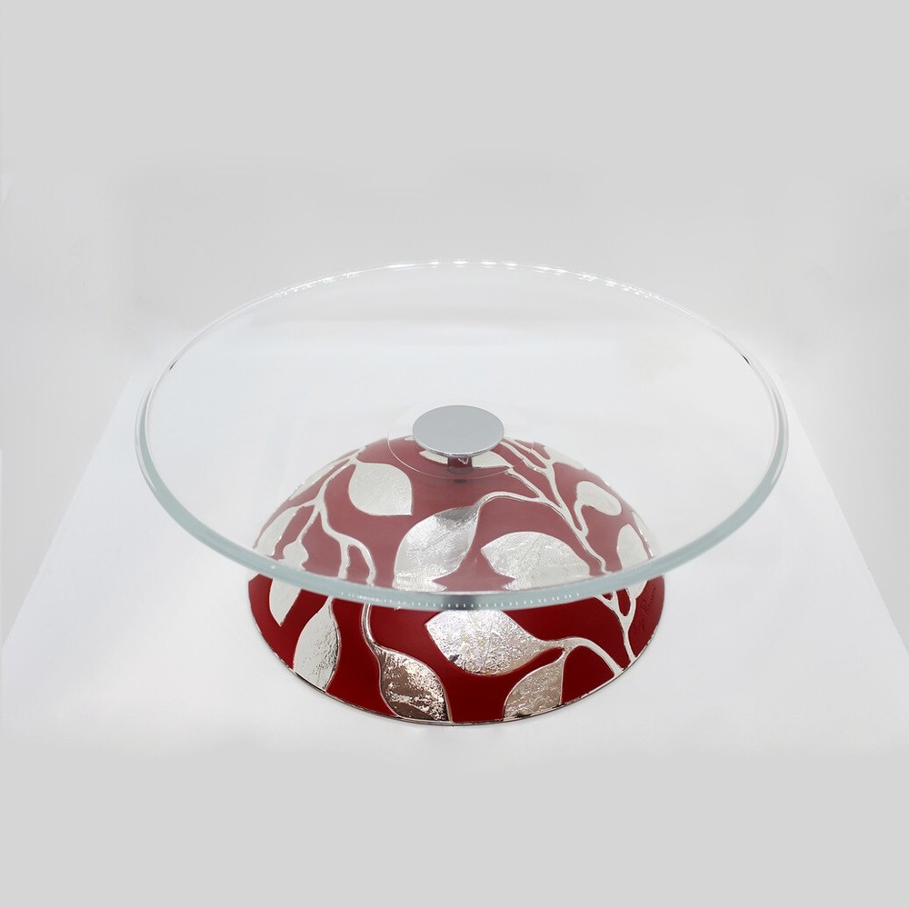 Centerpiece In Silver And Glass