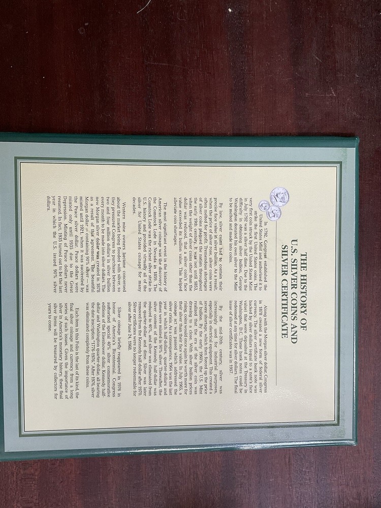 The Last Silver Coins And Silver Certificate
