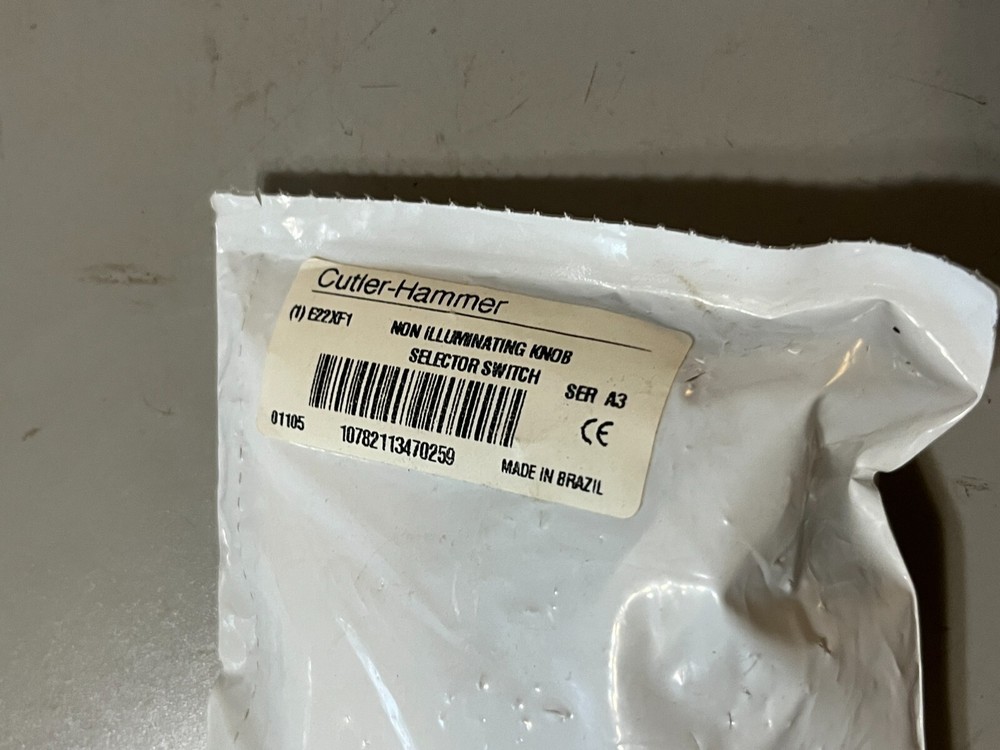 Cutler Hammer, Selector Switch, E22XF1