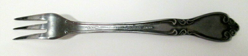 Stainless Seafood Cocktail Fork AMC CREON SCROLL 5-3/8" Replacement Silverware