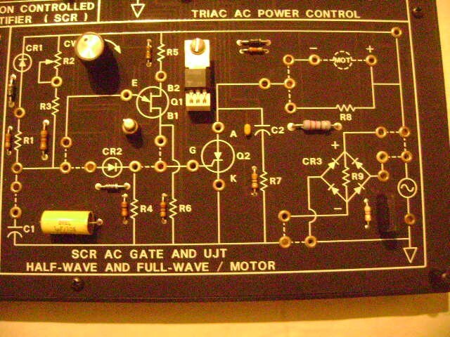 LabVolt 91011-20 Thyristor & Power Control Circuits Electronics Board EDU