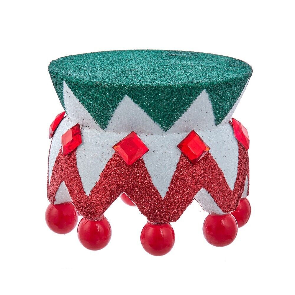 Hollywood Nutcrackers Red, White Green Glittered Nutcracker Base HA0683