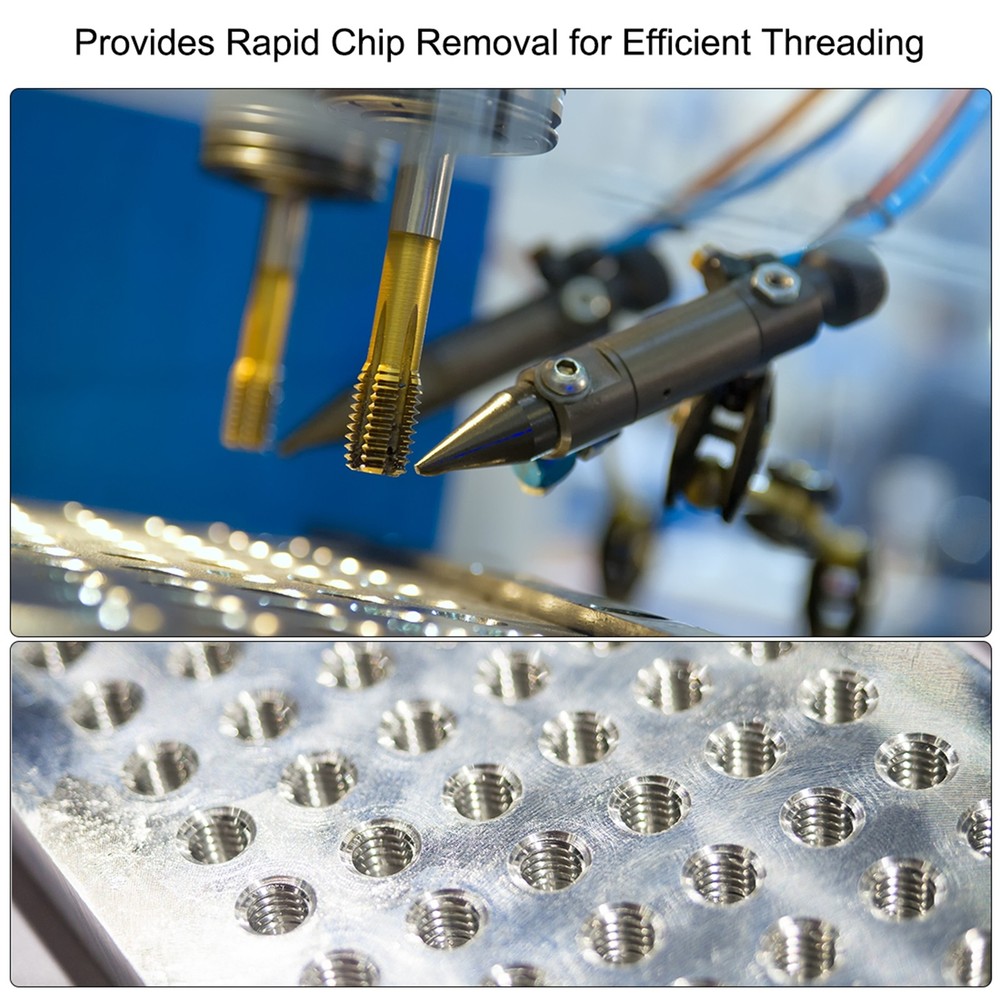 Metric Taps M1 x 0.25 H2 Right Hand Thread Plug Ti-coated for Threading Tapping