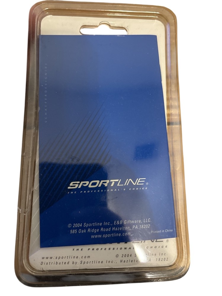 SPORTLINE Electronic Pedometer Walking Jogging Step Count & Distance Tracker NEW