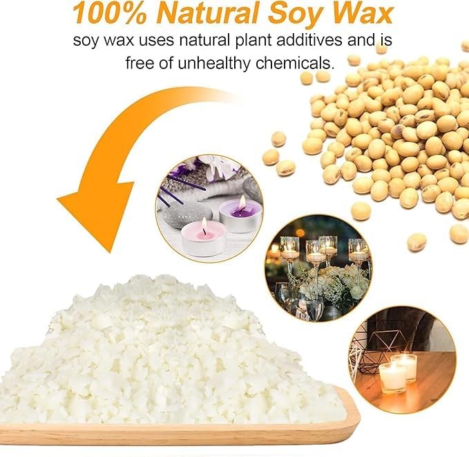 BBAXI Candle Making kit making with trivet mat, soy wax