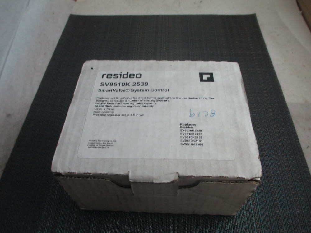 Honeywell SV9510K2539 Smart Valve NEW!