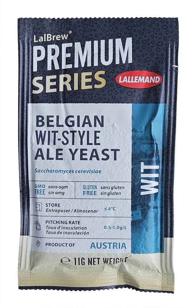 Lallemand LalBrew Wit™ Belgian Wit-Style Ale Yeast 11g Pack