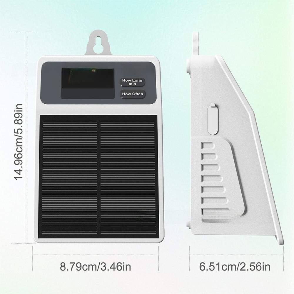 Balcony Friendly Solar Watering System with Adjustable Timer for Potted Plants