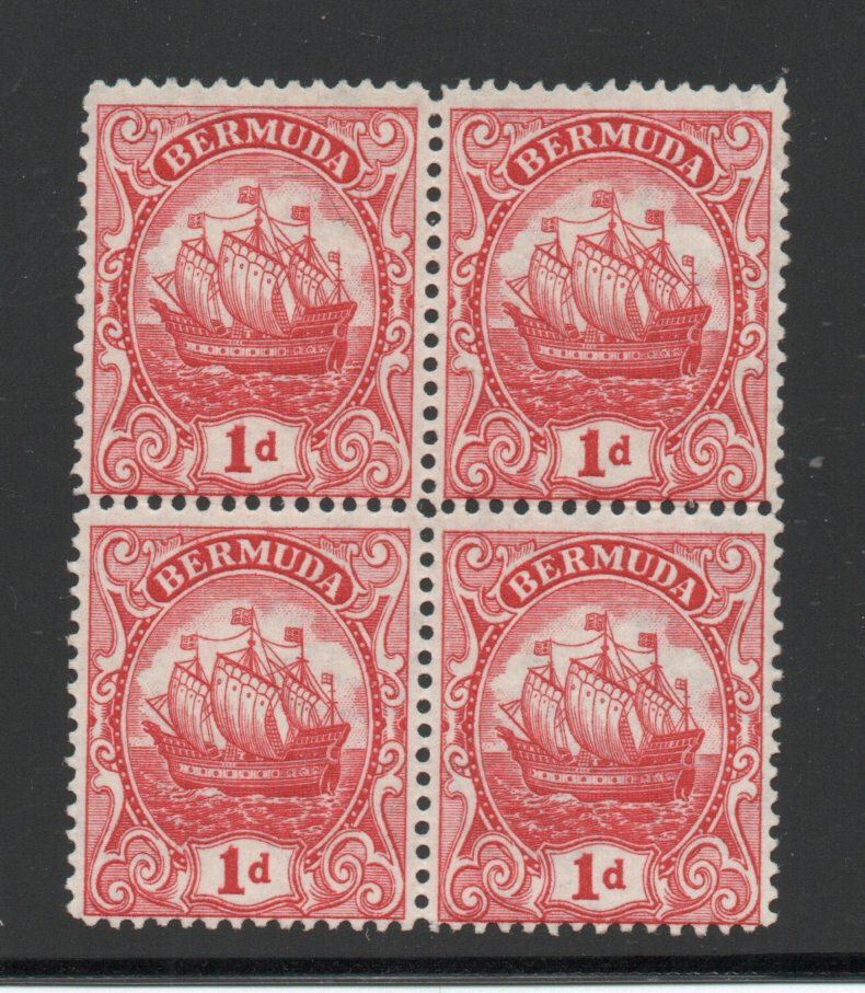 Bermuda - SG# 79 MNH - Block (4)  - wmk multi script CA     /      Lot 0924394