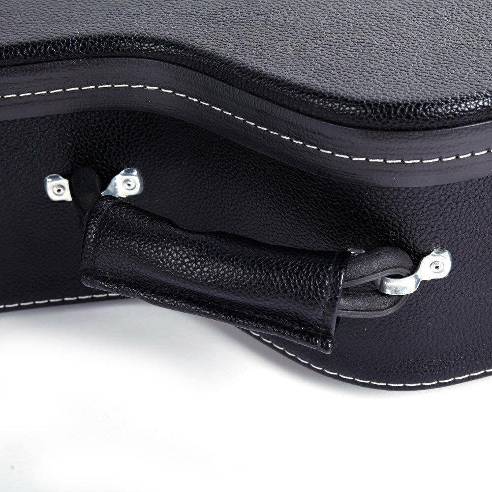 41" Flat Surface Simple Style Artificial Leather Acoustic Guitar Hard Shell Case