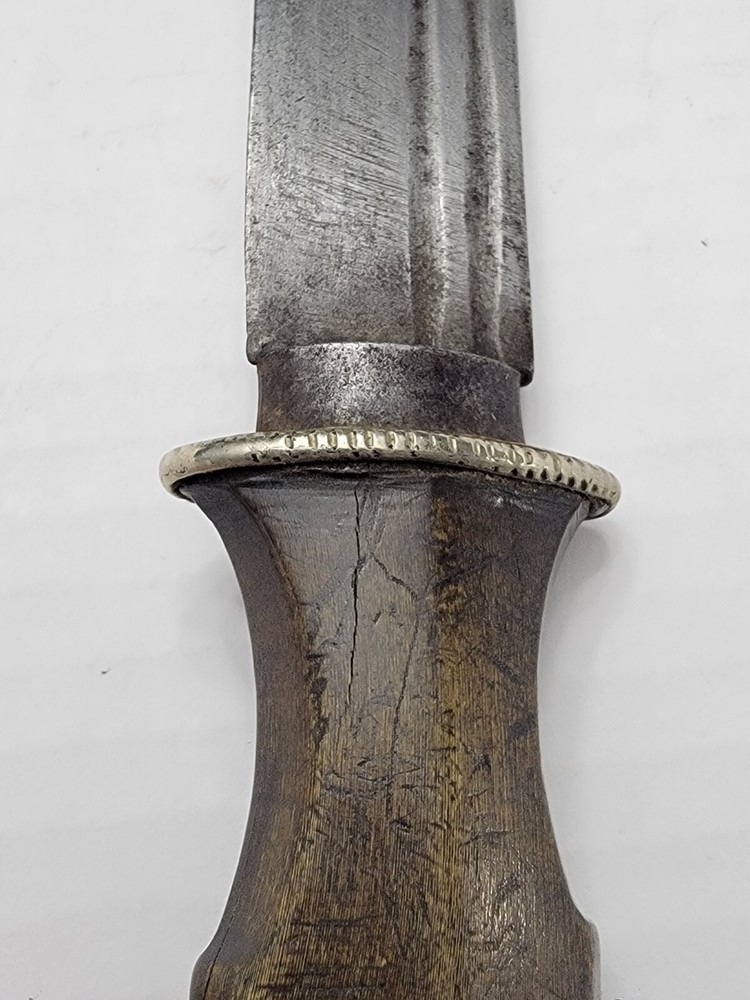 ANTIQUE BHUTAN / TIBET SILVER DAGGER #2