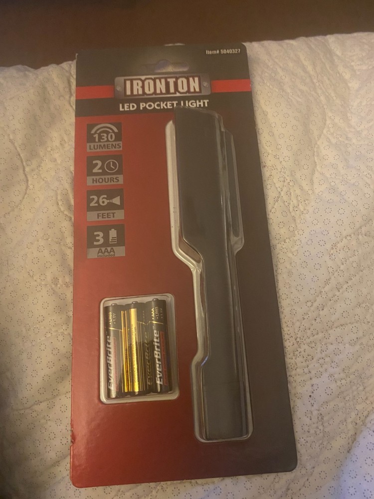 Irontron led pocket ight