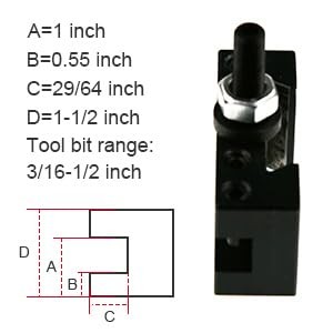 5pcs AXA #1 Quick Change Tool Post Turning & Facing Holder lathe tool holder 250