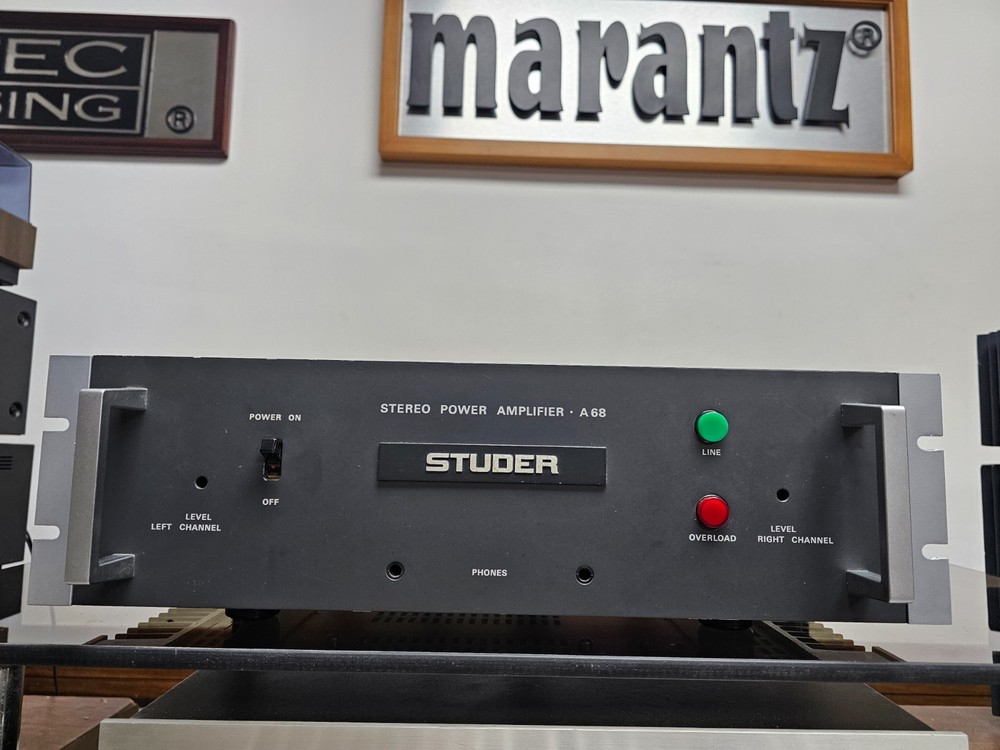 Studer A-68 Power Amplifier Serviced Operational