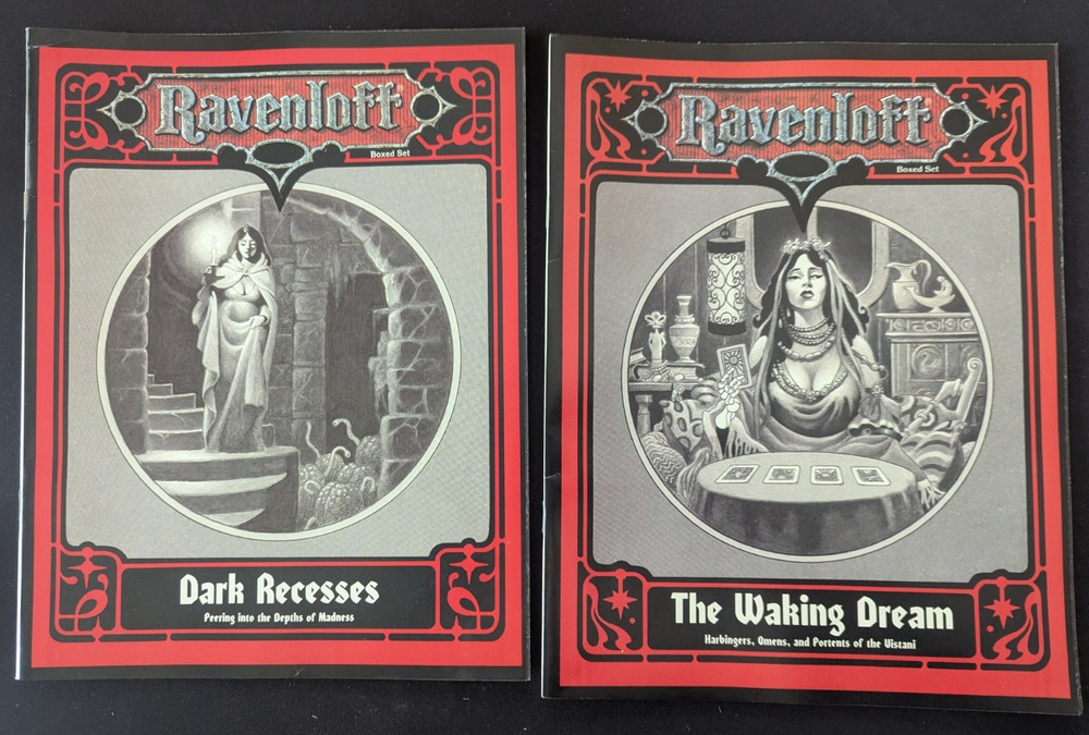 AD&D Dungeons & Dragons Ravenloft Forbidden Lore Boxed Set Vintage