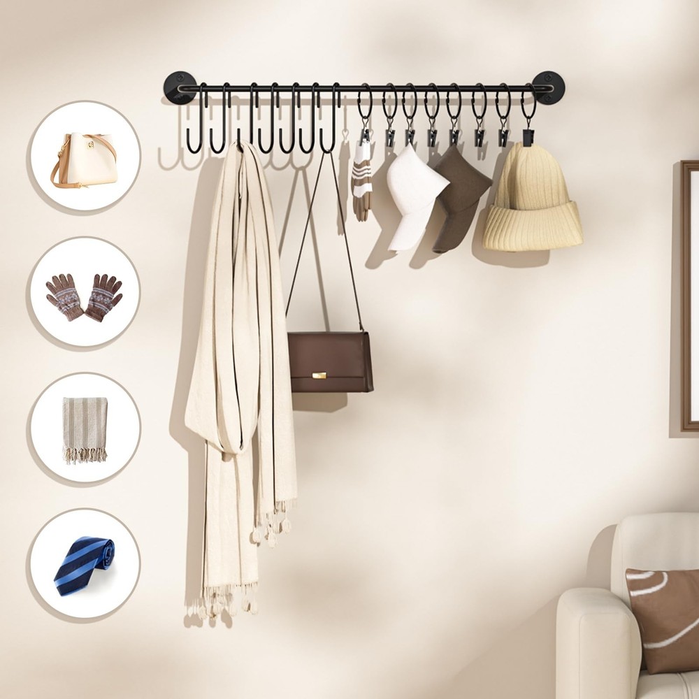 3 Pack Wall Mounted Cap Storage Organizer Baseball Hat Racks Display Holders ...