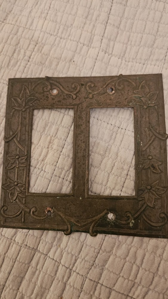 Antique Style Switchplate 2 Gang