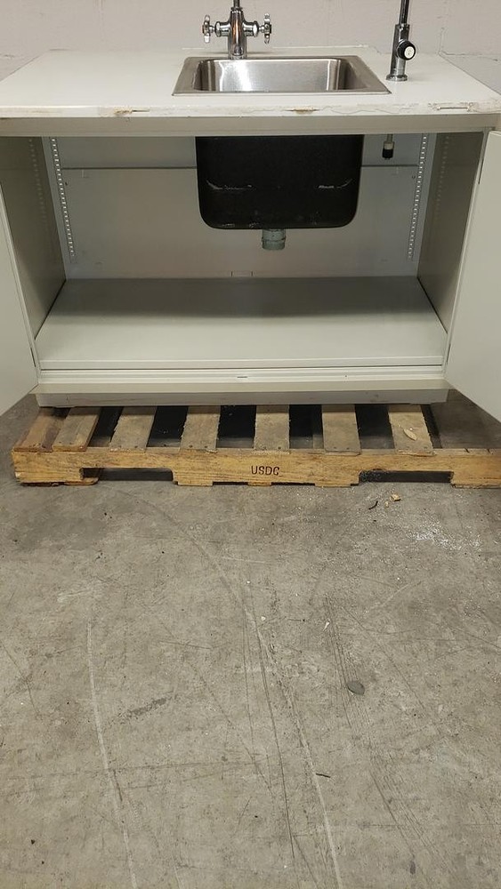 42" Jameston White Epoxy Sink Bundle(S6LLST7313)