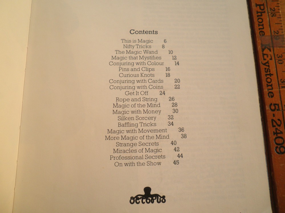 Let's Make Magic book Peter Eldin 45pgs Magician HB 1981