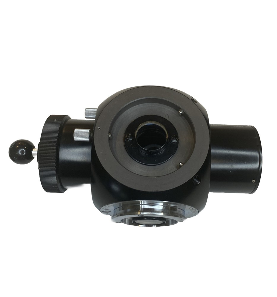Carl Zeiss Microscope Binocular Head 4217808 Caps & Teaching Assembly