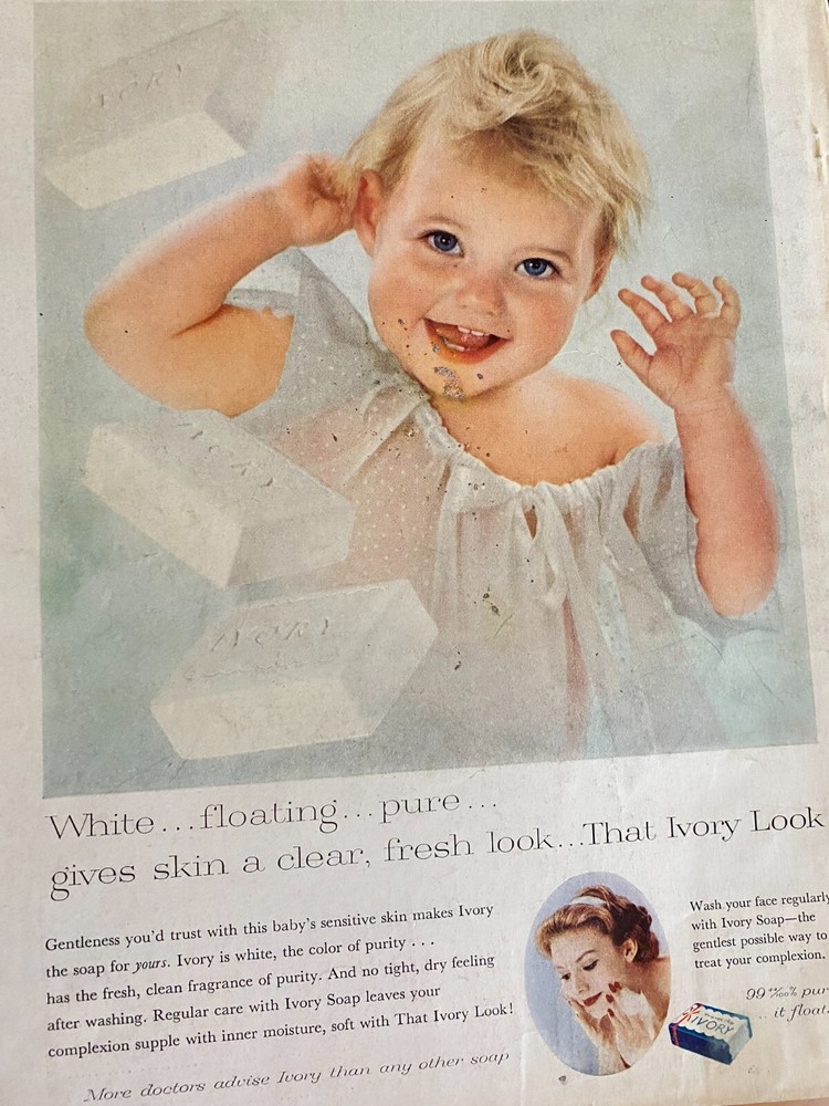 Ivory Soap, Full Page Vintage Print Ad
