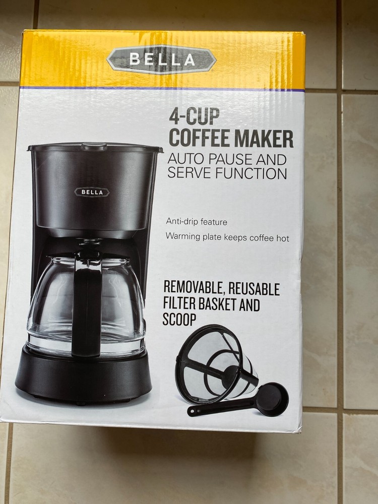 Bella 4 Cups Drip Coffee Maker