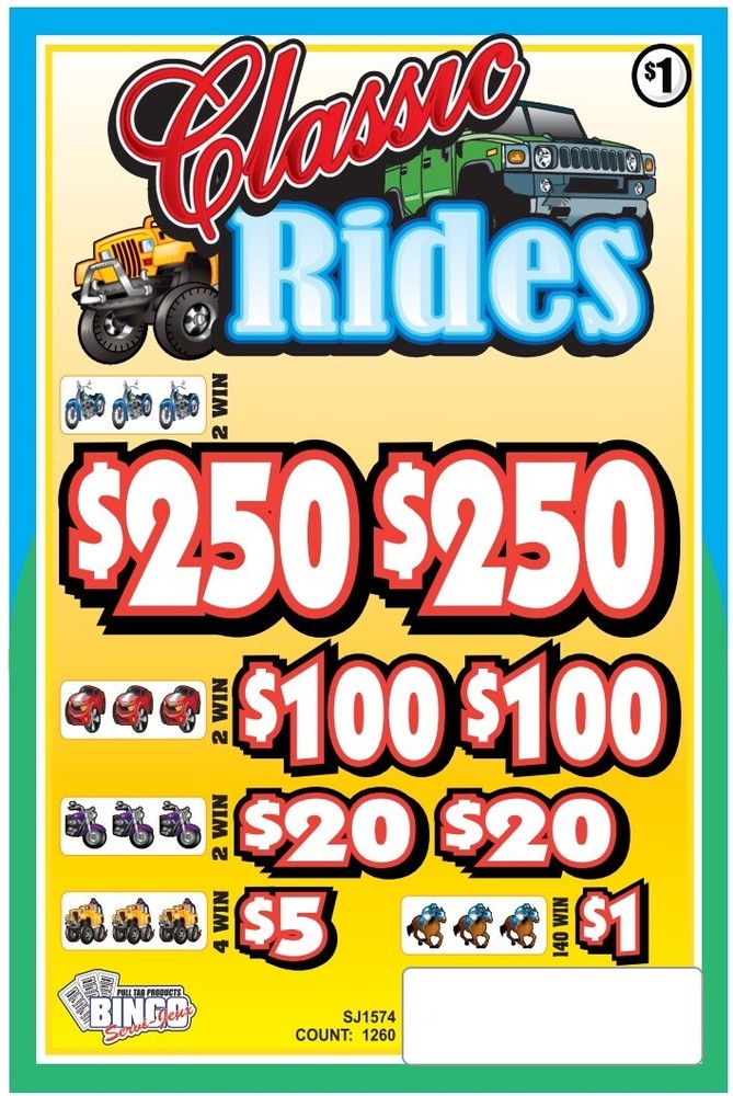 NEW pull tickets **2-PACK MIX** CLASSIC RIDES & DOWNTOWN TRAFFIC - Instant Tabs
