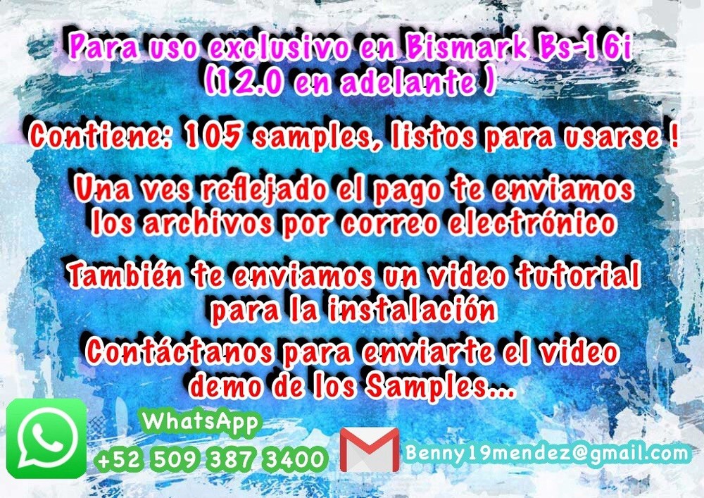 Samples Para Bismark Bs-16i iPhone O iPad