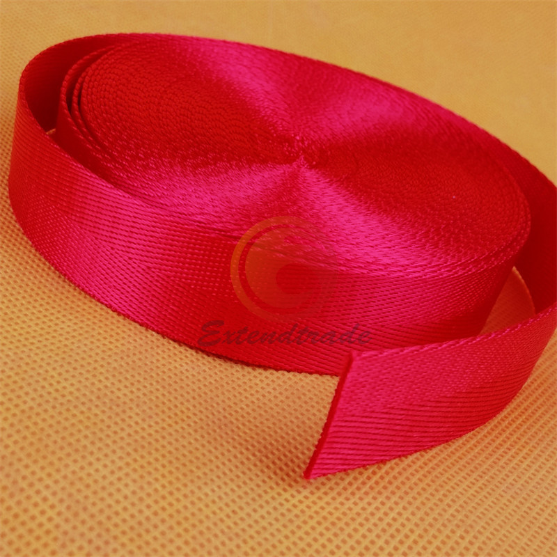 NEW Nylon Webbing Strap 1inch Width Camping Climbing 25mm Red 10m