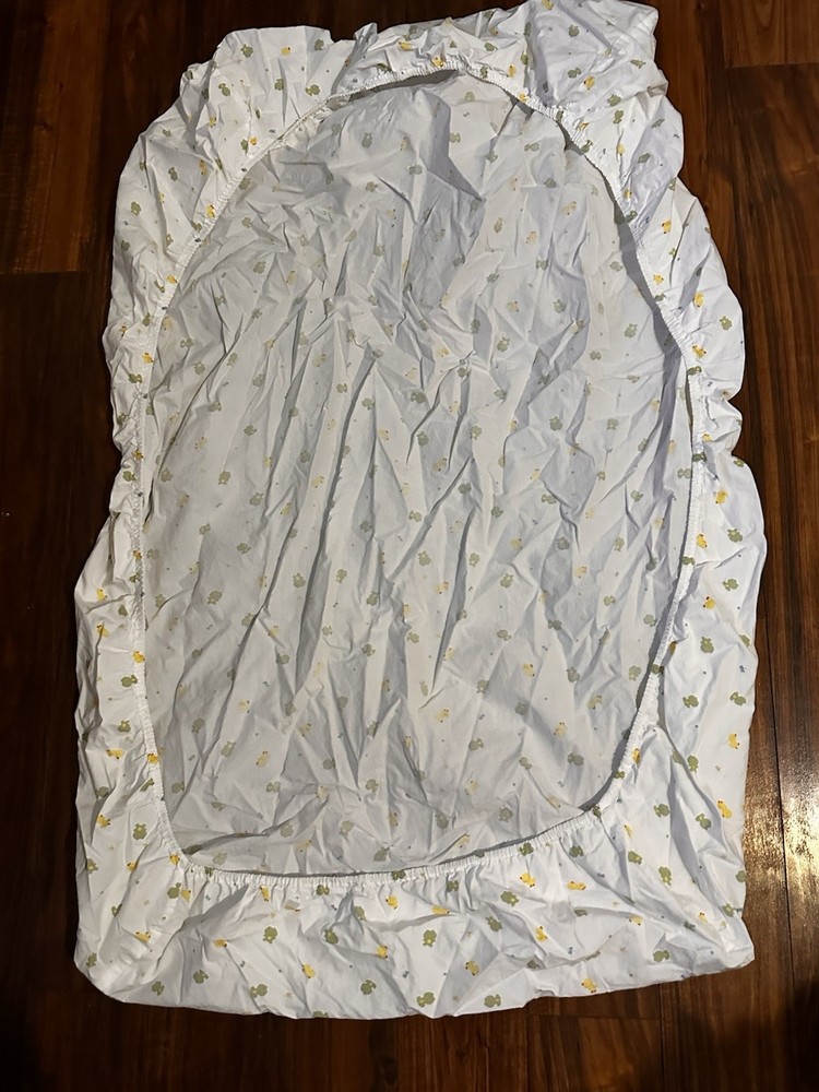 Carter’s Just One You Dragonflies Frogs Ducks RARE PATTERN Fitted Crib Sheet