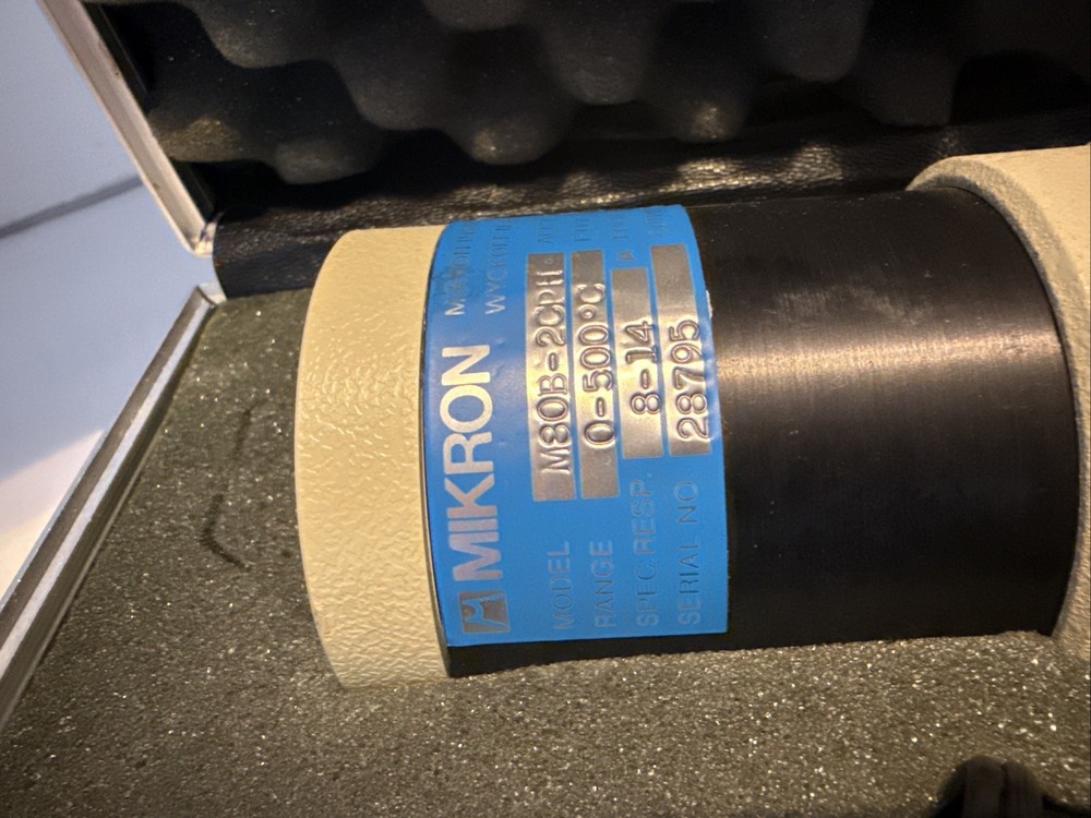 Mikron M80B-2CPH Digital Infrared Thermometer w/documents