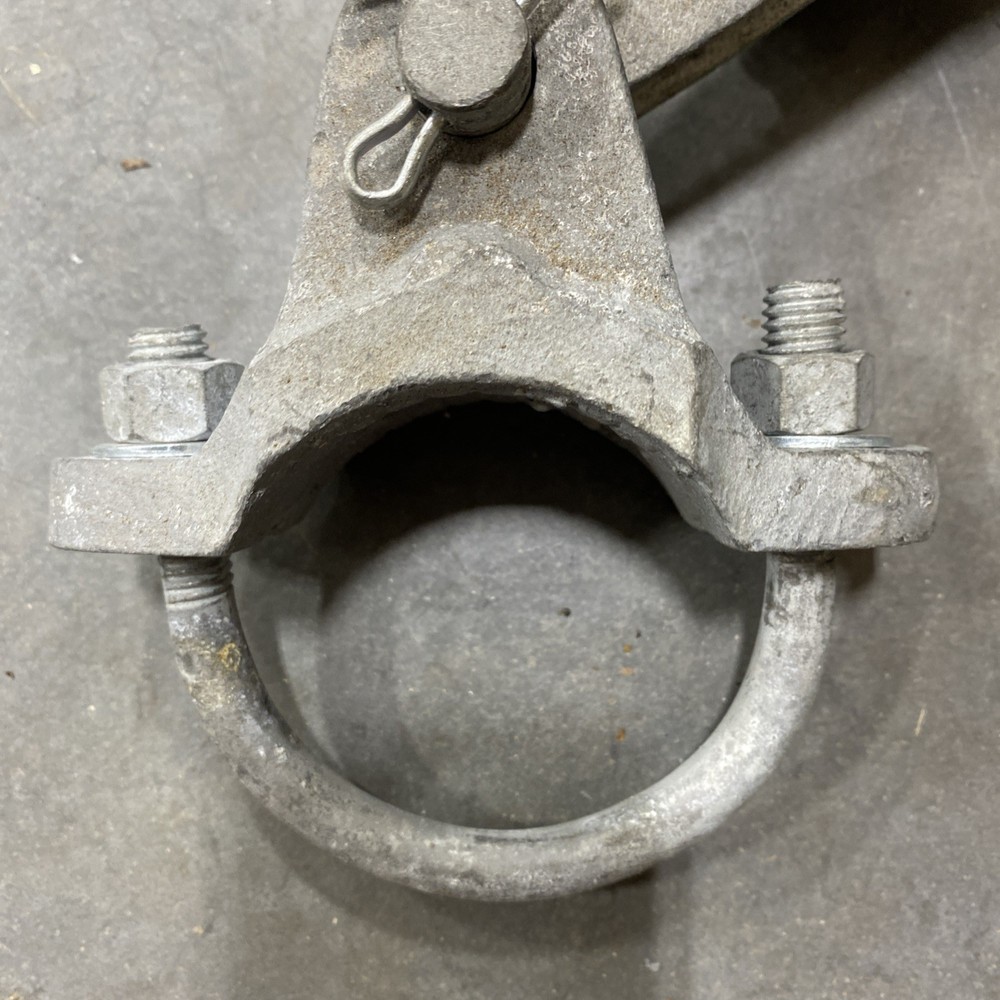 Chain Link 3" Industrial Offset 180 Degree Gate Hinge Double Clamps