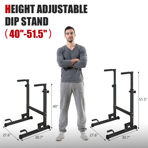 Power Tower Adjustable Heavy Duty Pull Up Bar Home Indoor Gym Workout Training