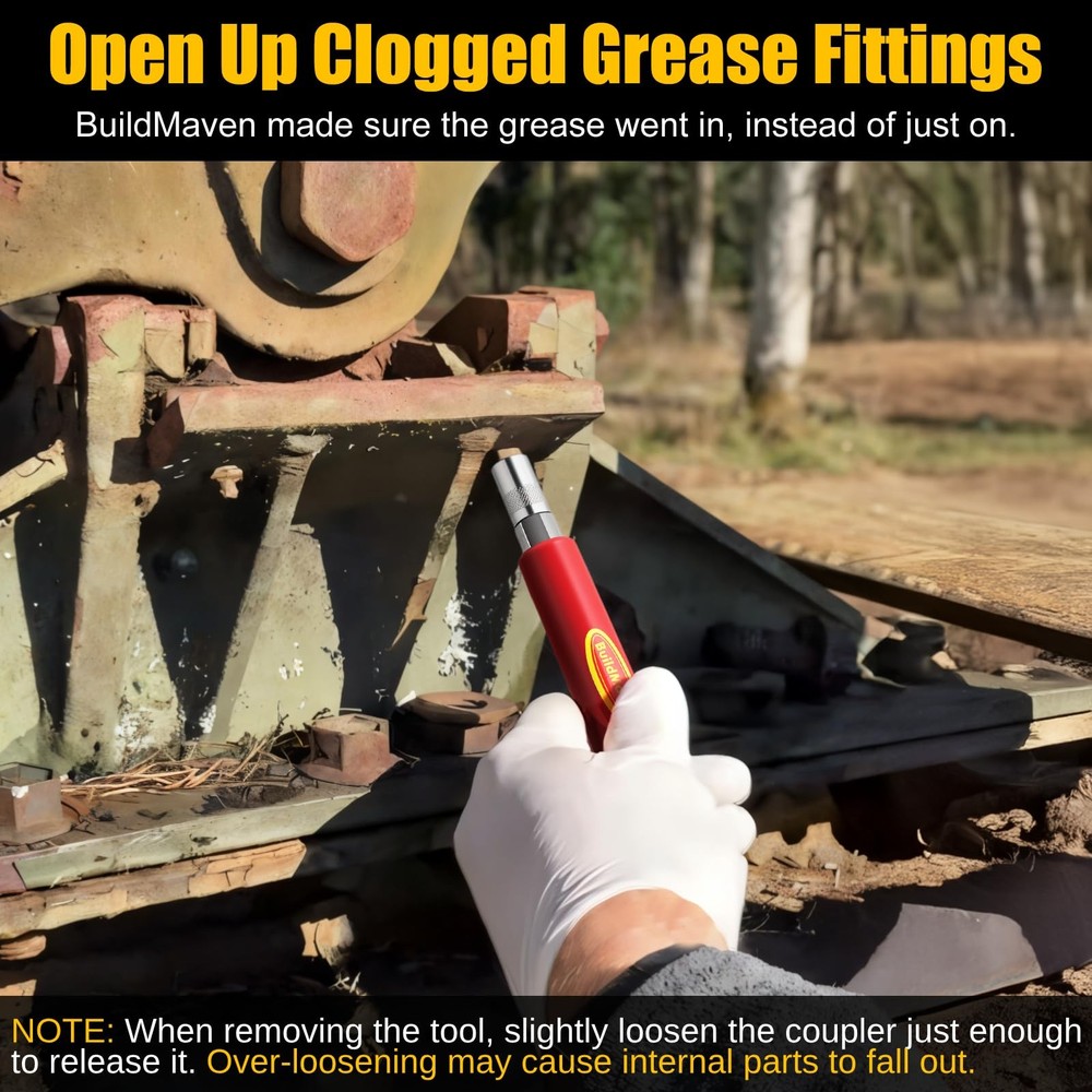 Grease Fitting Cleaning Tool -Grease Zerk Cleaner, Zerk Fitting Cleaning Tool...