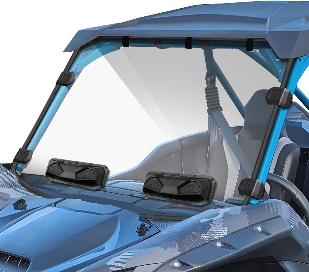 Vented Front Windshield & Soft Upper Doors for Kawasaki Teryx KRX 1000 2020-2025