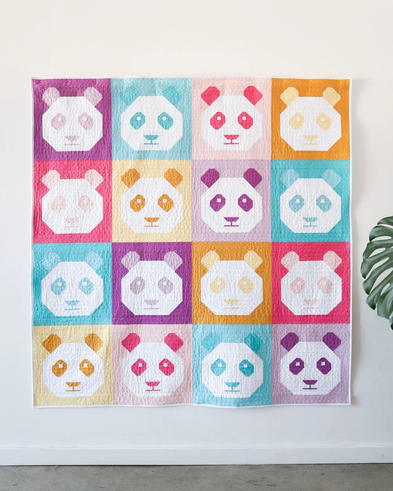 Pandamonium Quilt Pattern by Cotton and Joy