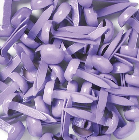 Doodlebug Mini Brads .125" 25/Pkg Lilac