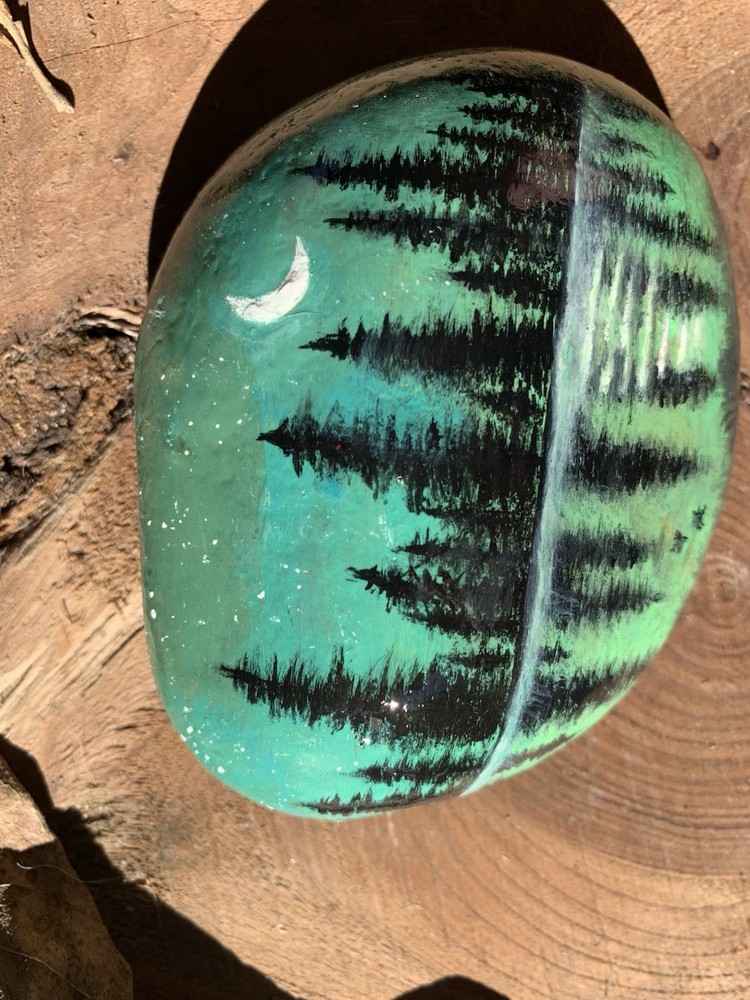 Hand Painted Seasons Rock