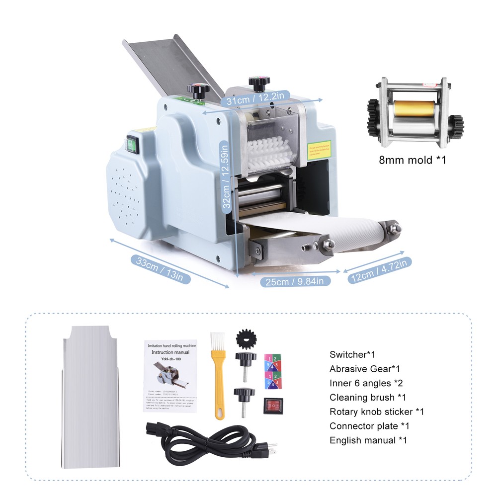 Automatic Dumpling Skin Machine 110V 140W 60 Pieces/Min Dumpling Wrapper Maker N