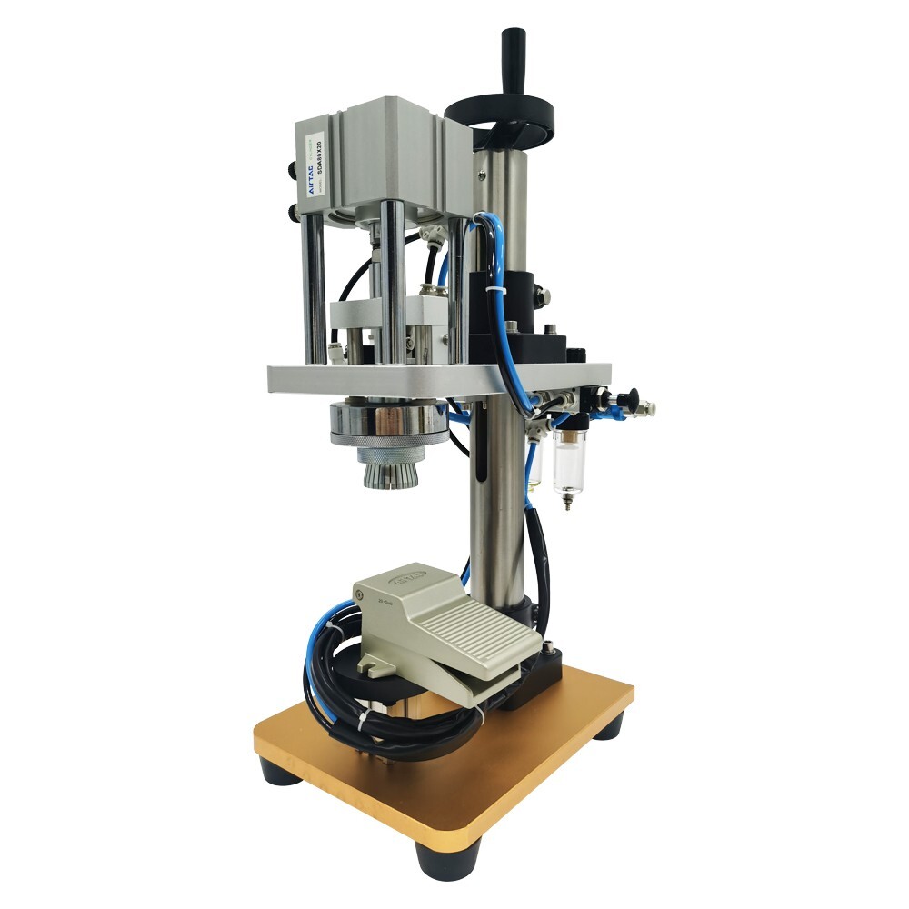 Pneumatic Perfume Bottle Sealing Machine Explosion Proof Type Diameter 0.59"