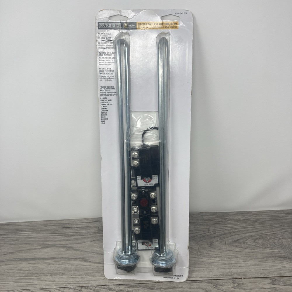 Everbilt 1000 042 056 Electric Water Heater Tune-Up Kit NEW